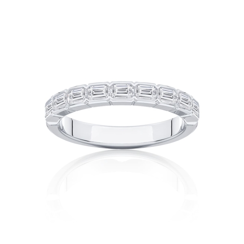 Diamond Classic Eternity Ring in White Gold | Isa