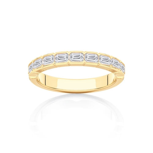 Diamond Classic Eternity Ring in Yellow Gold | Isa