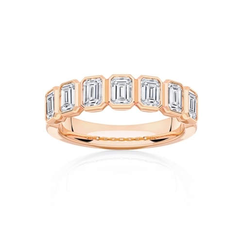 Diamond Classic Eternity Ring in Rose Gold | Verglas