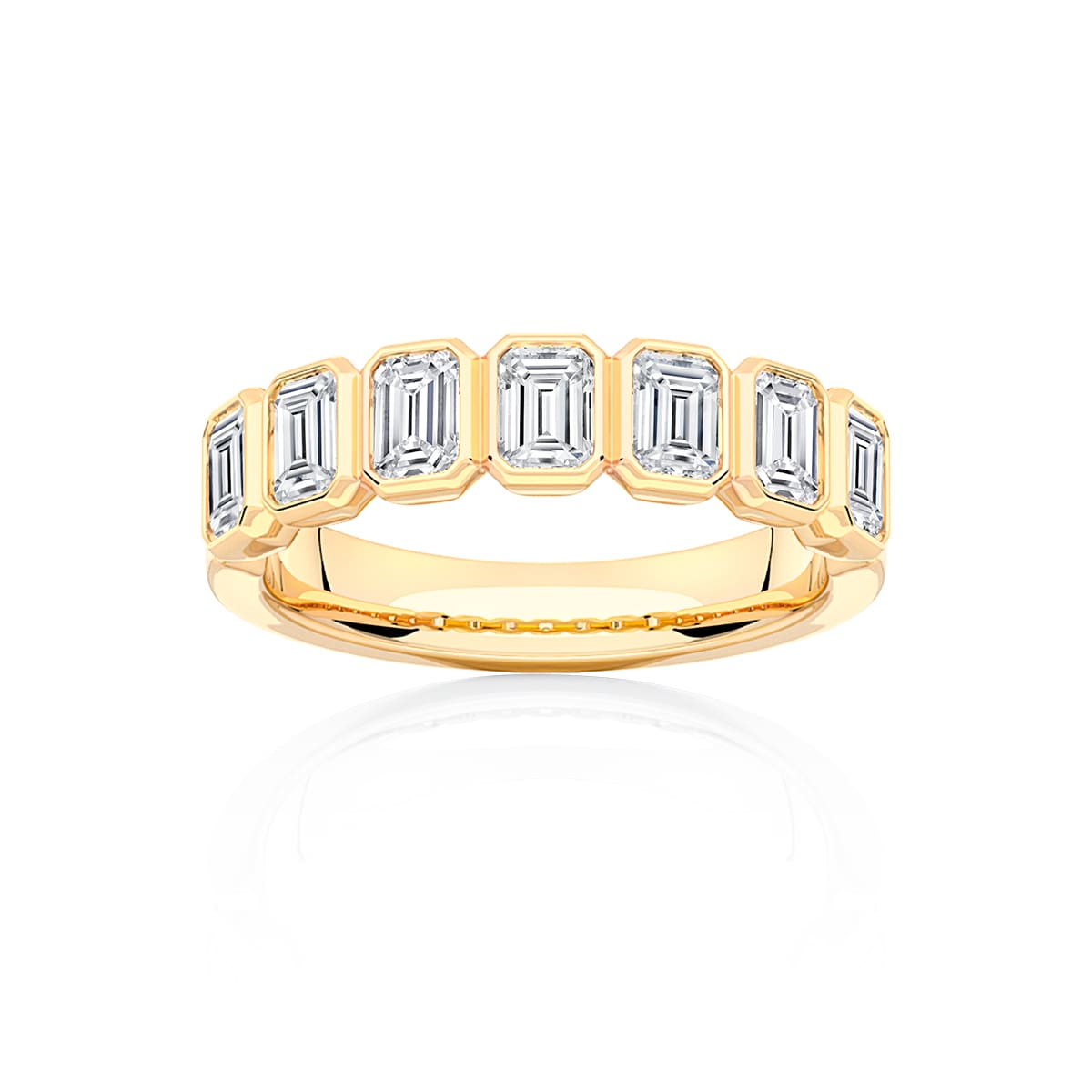 Diamond Classic Wedding Ring in Yellow Gold | Verglas