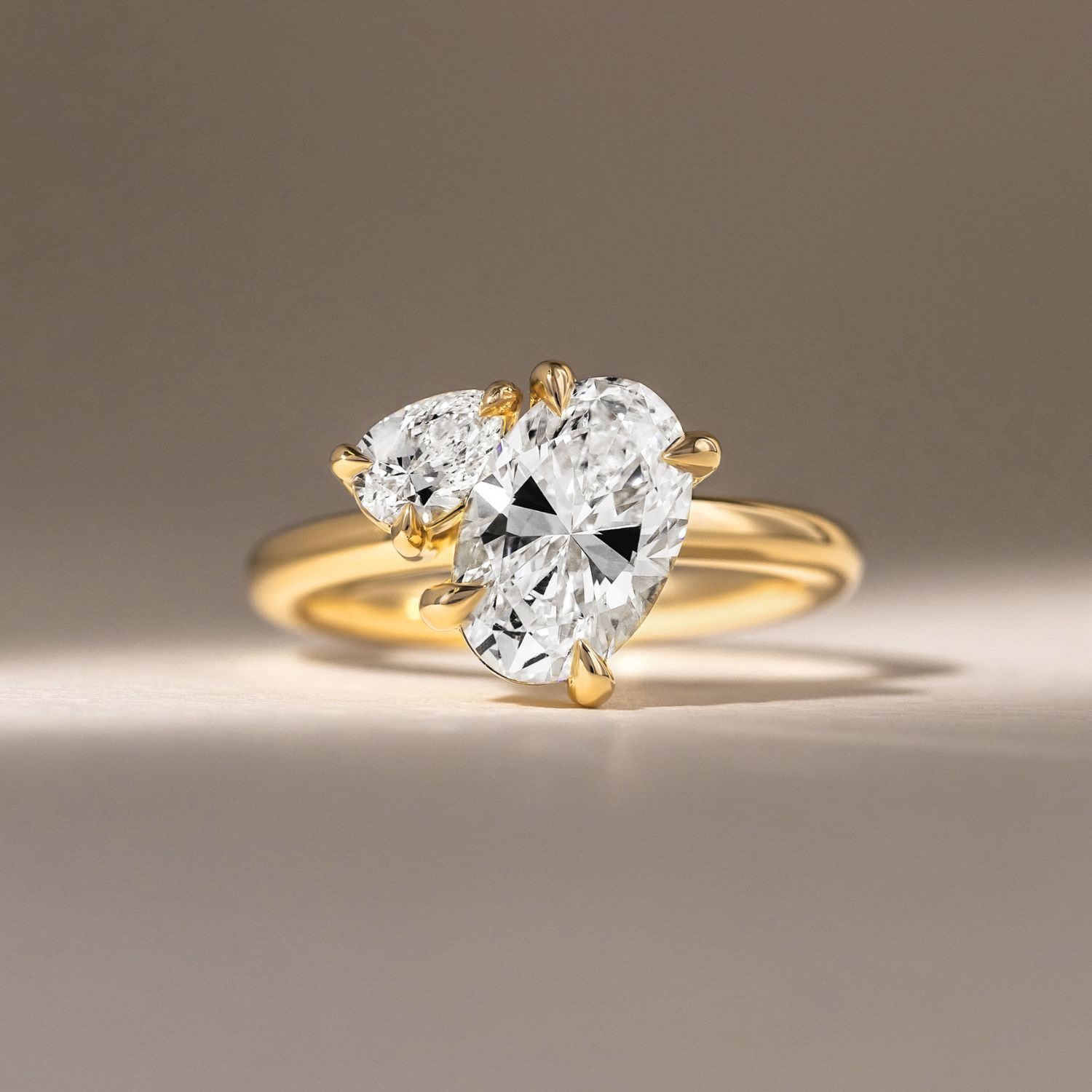 Diamond Toi Et Moi Engagement Ring